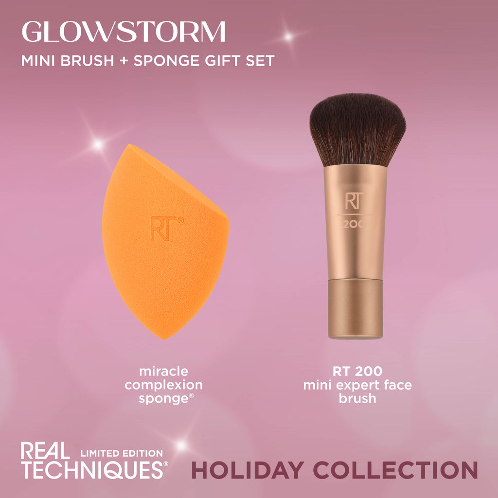 Glow Storm Mini Brush & Sponge Set