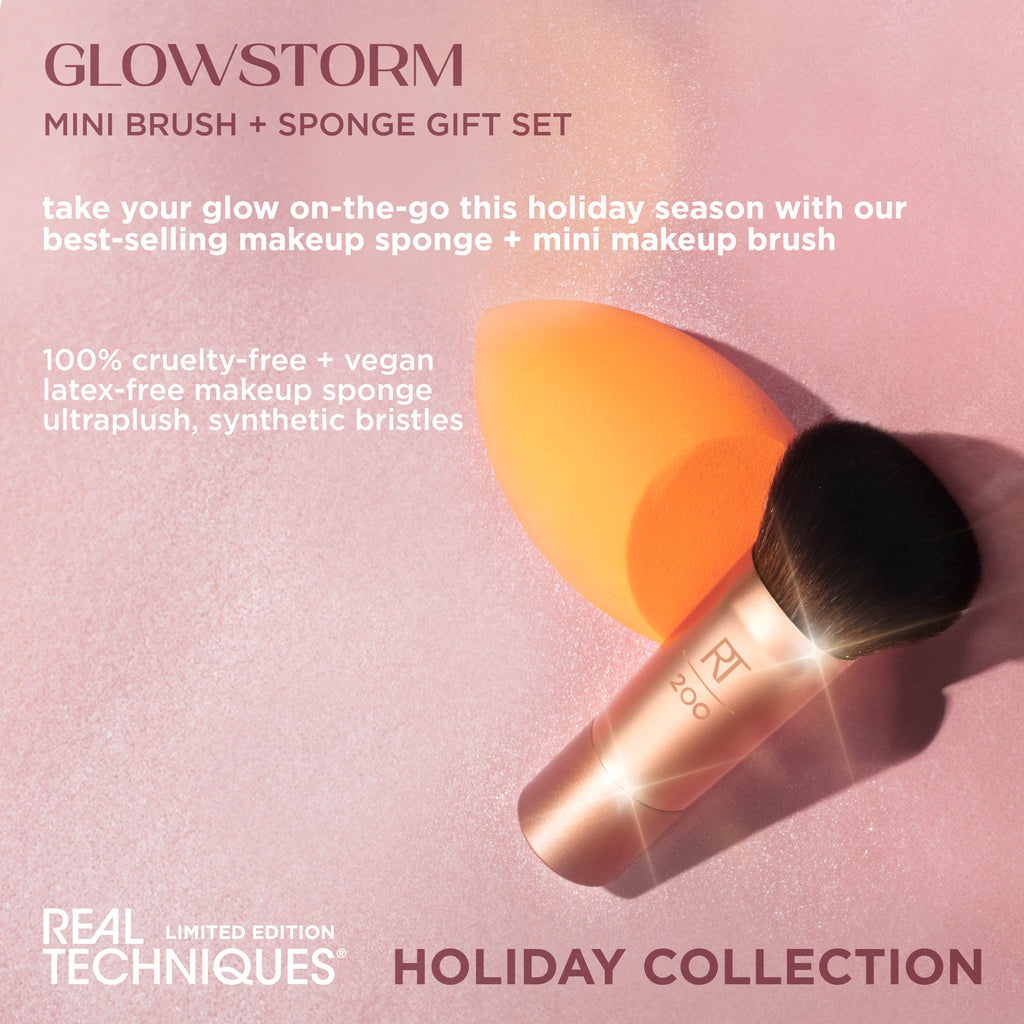 Glow Storm Mini Brush & Sponge Set